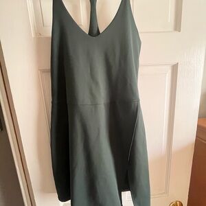 Girlfriend Collective Green Halter Sundress
